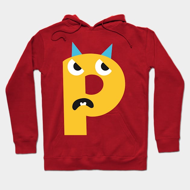 P Letter Hoodie by Mako Design 